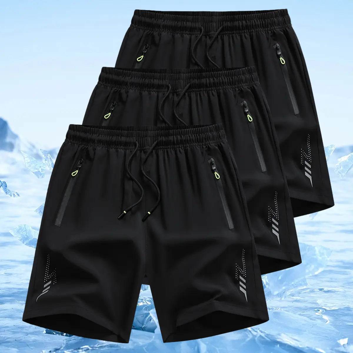 Men's Lightweight Casual Shorts - Adjustable Drawstring