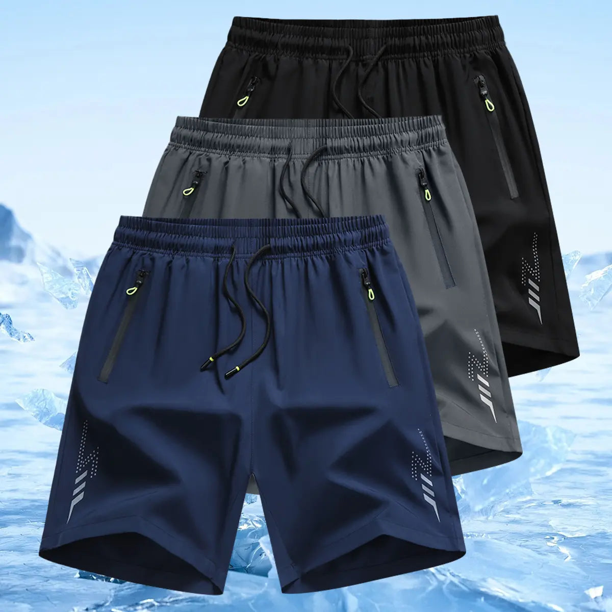 Men's Lightweight Casual Shorts - Adjustable Drawstring