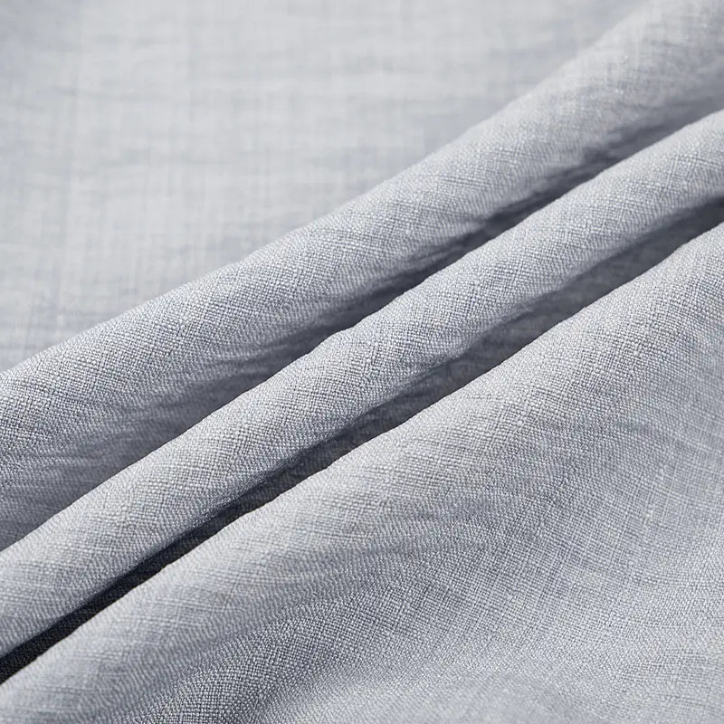 Men’s Lyocell Linen-Blend Mid-Length Shorts – Loose Fit, Breathable & Lightweight